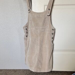 American Eagle Outfitters Tan Corduroy Mini Dress